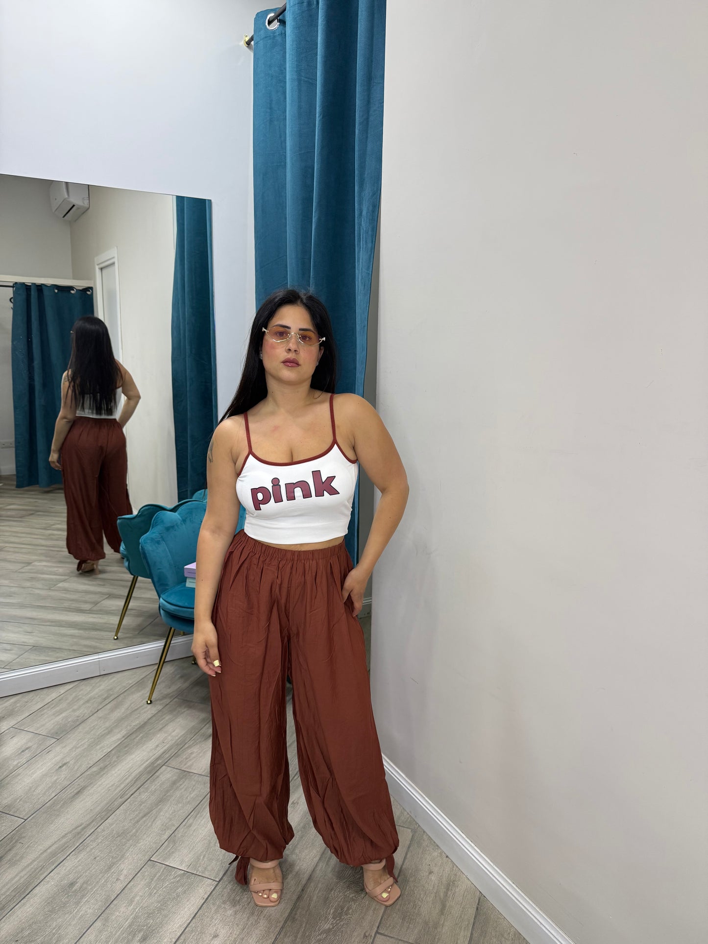 Pantalone Ruggine Laccio