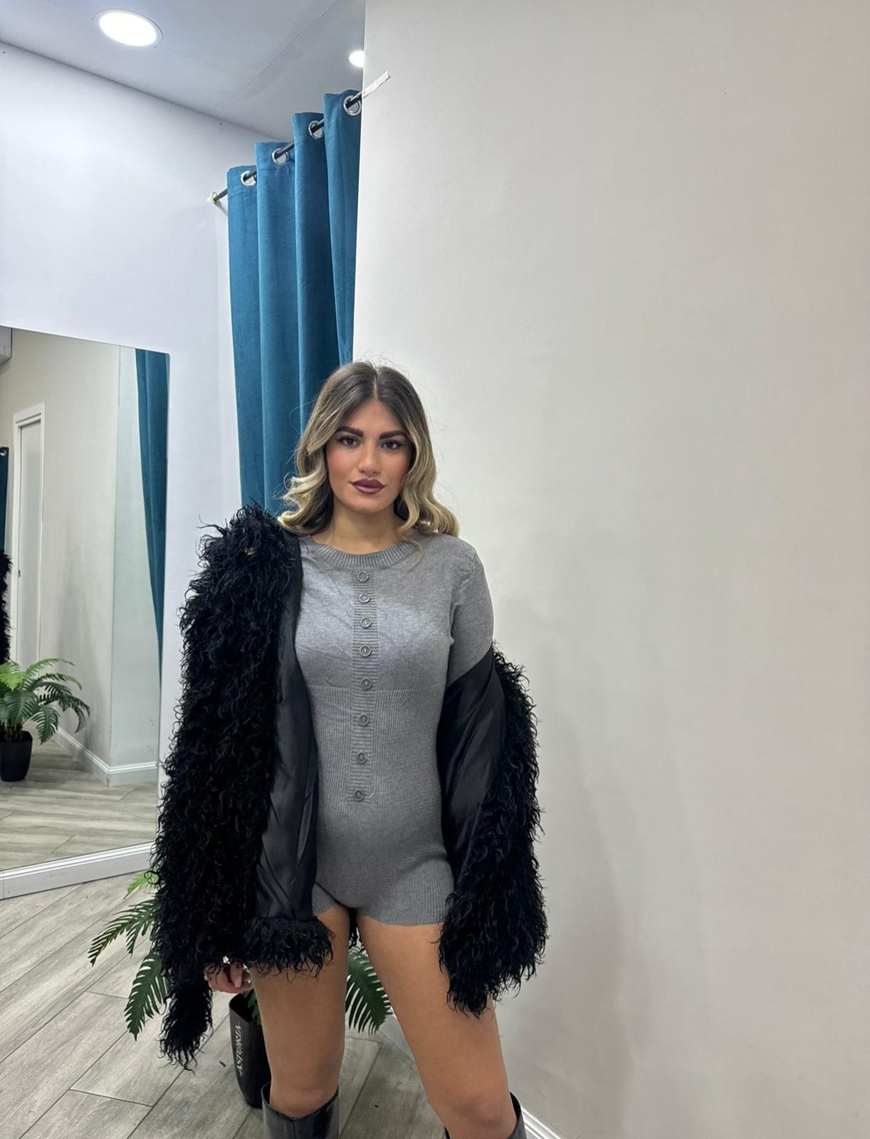 Jumpsuite lana rasata