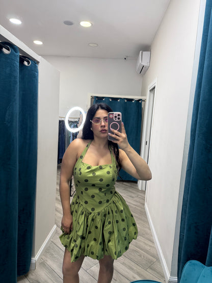 Dress Pois Doppio Colore