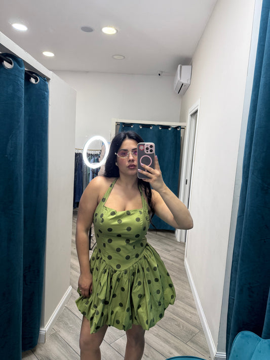 Dress Pois Doppio Colore