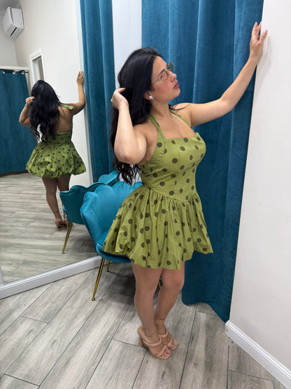 Dress Pois Doppio Colore