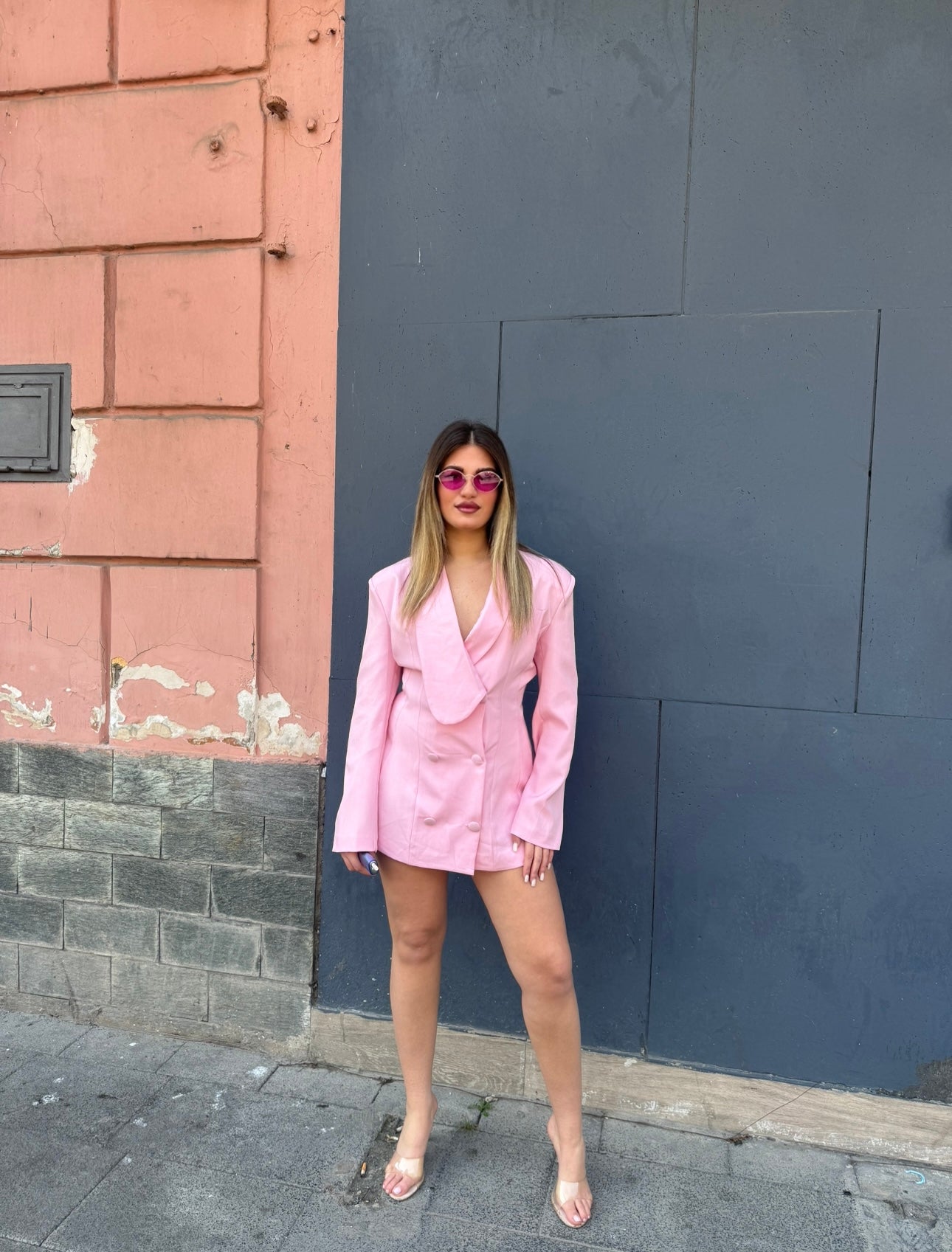 Dress Blazer Pink
