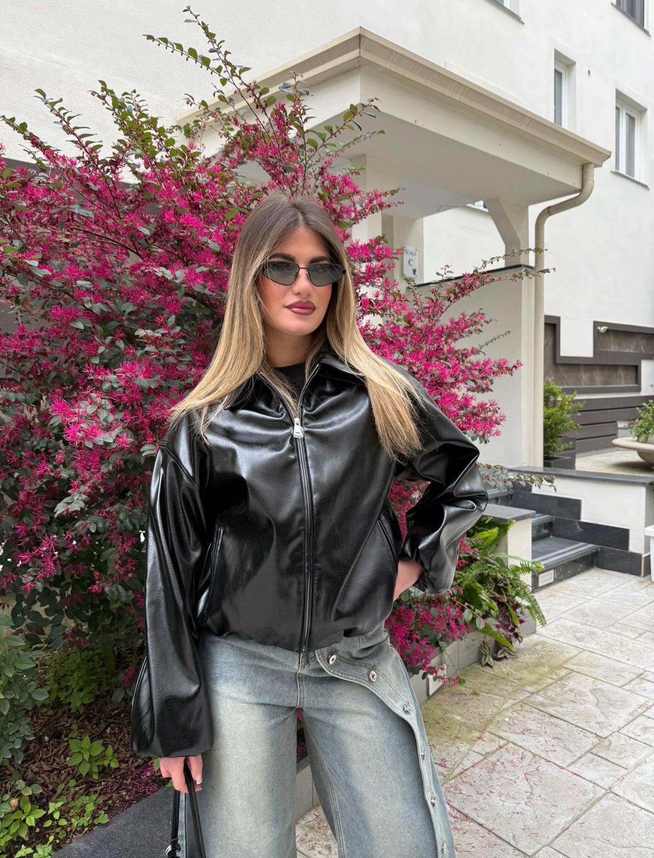 Denim Bottoni Trasversali