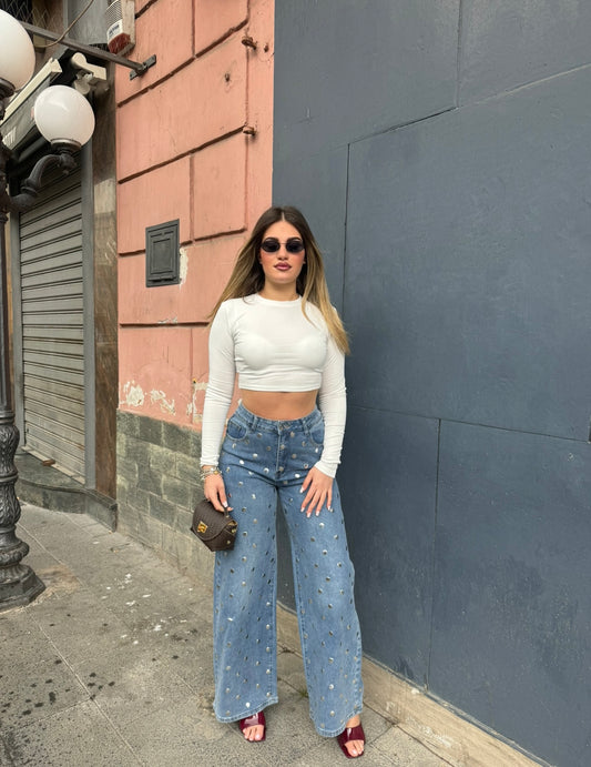 Denim Borchie
