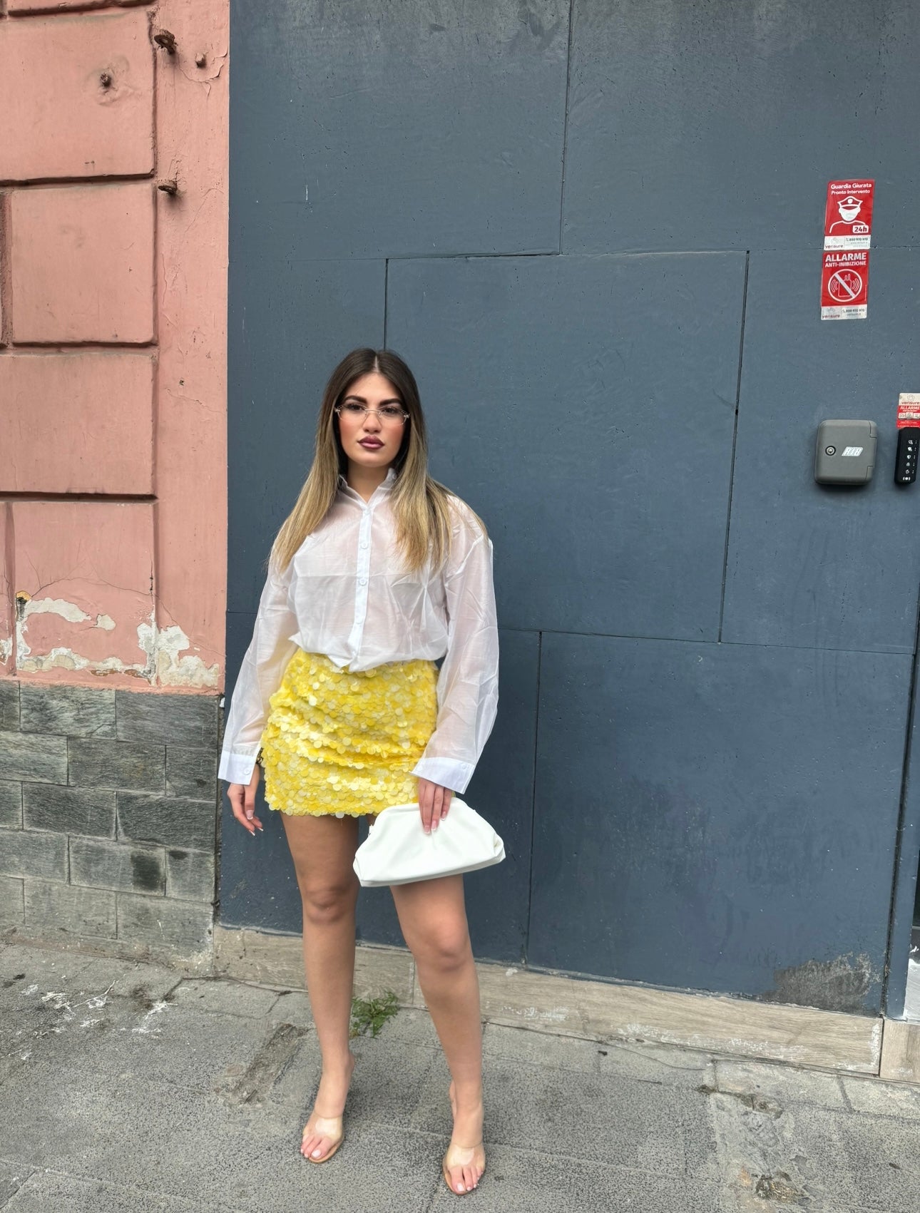 Gonna Paiette Yellow