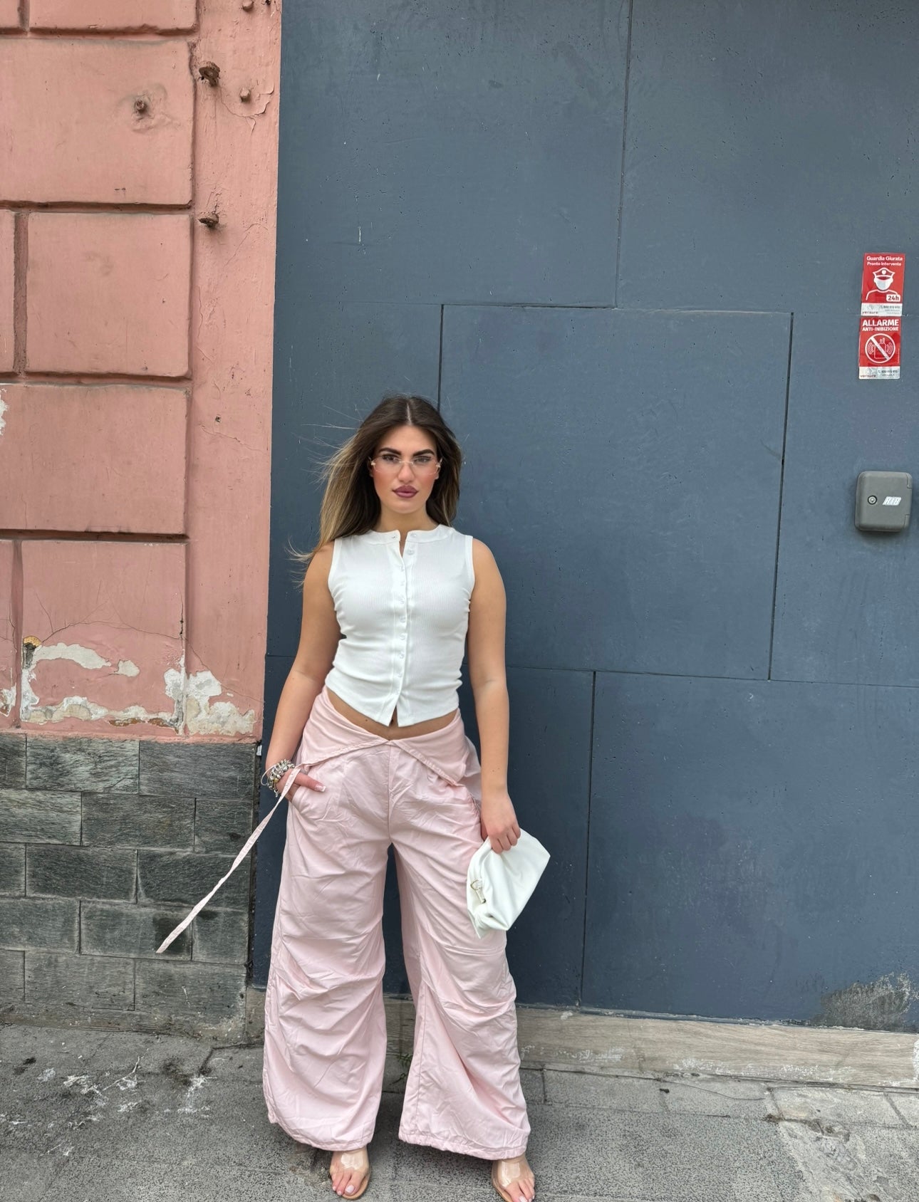 Pantalone bustino Pink