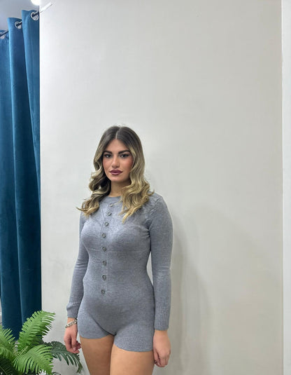Jumpsuite lana rasata