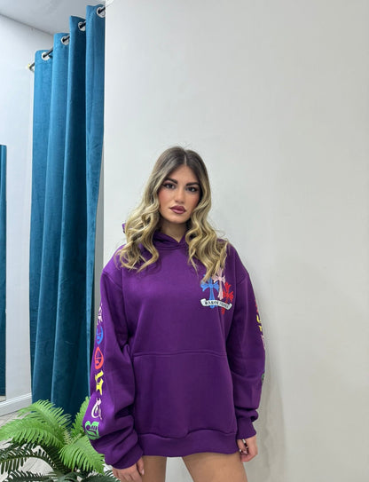 Maxi felpa Rainbow Barock