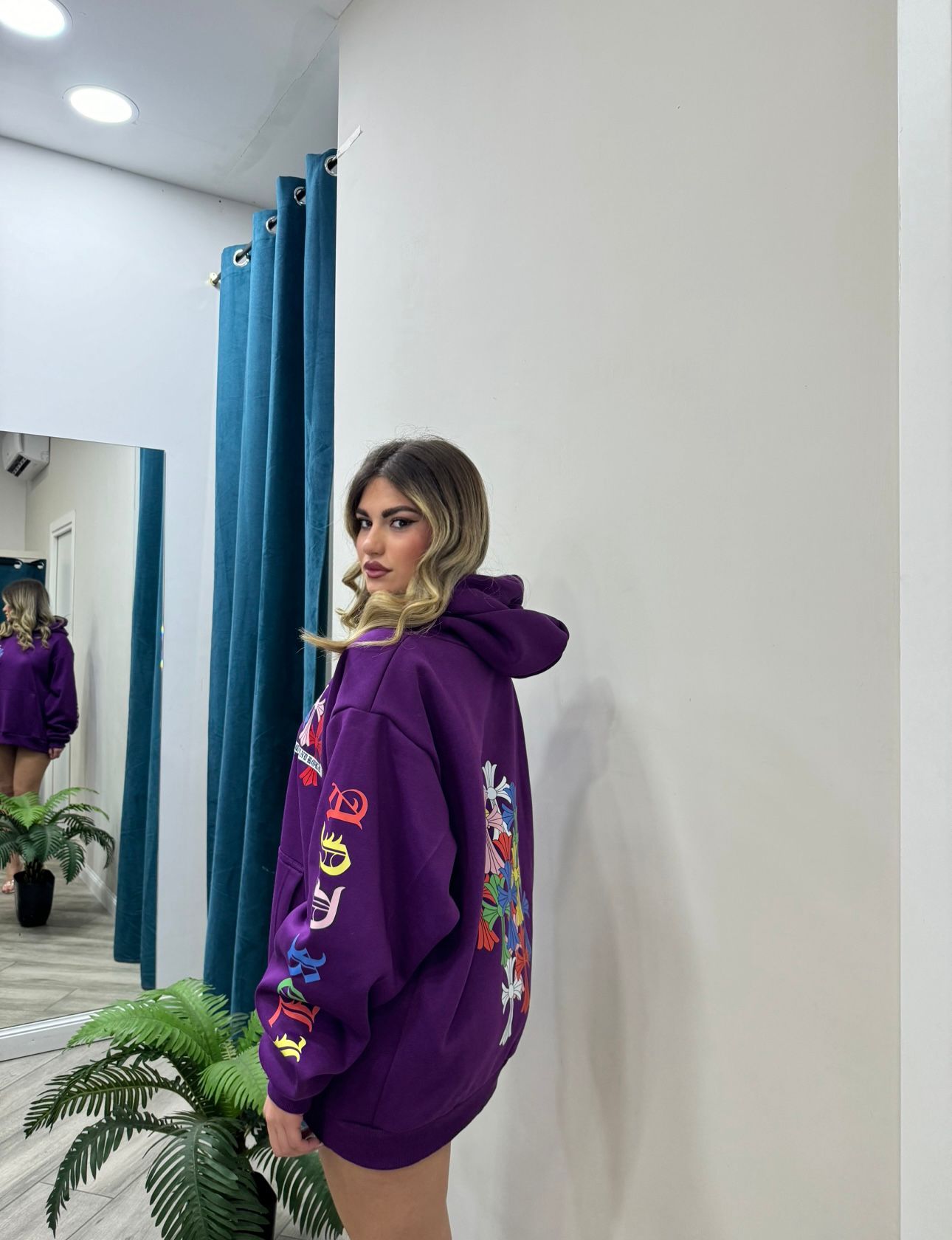 Maxi felpa Rainbow Barock
