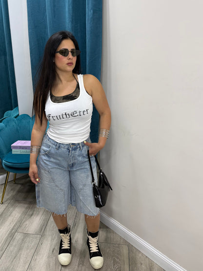 Canotta Con Top Militare