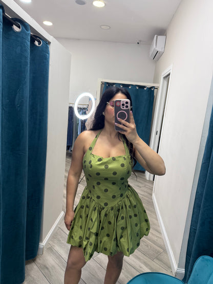 Dress Pois Doppio Colore