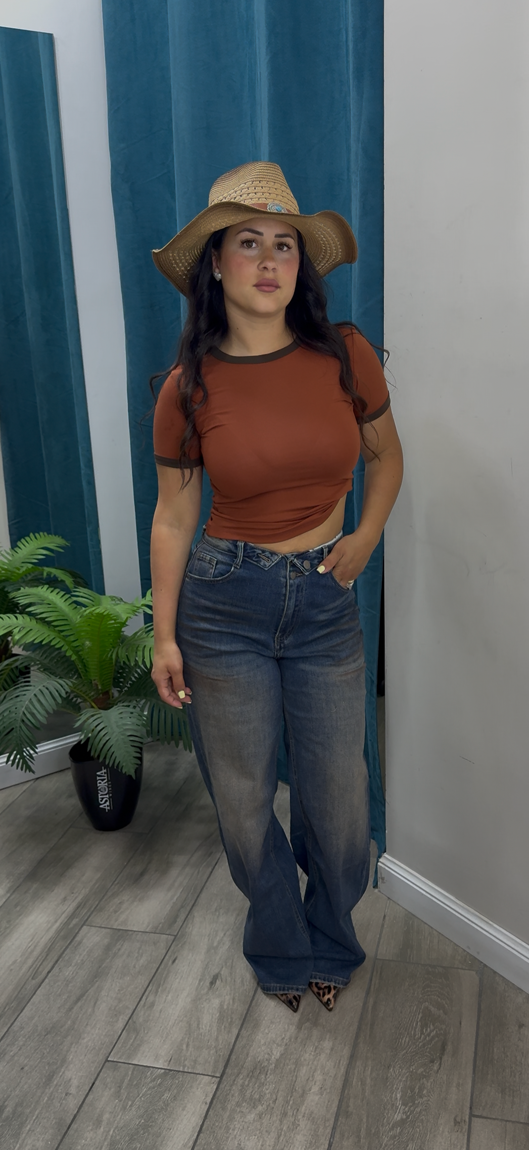 Denim Doppio Bottone