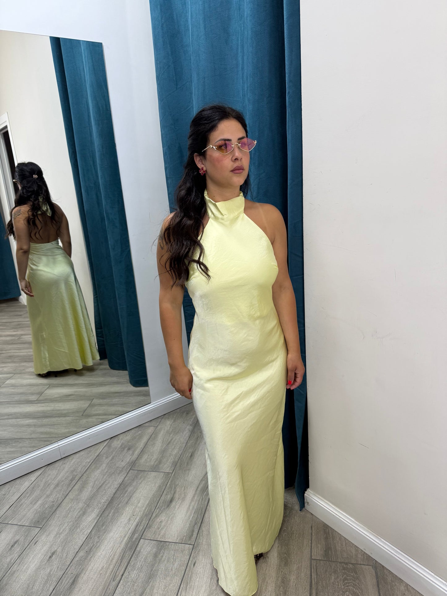 Long Dress Satin