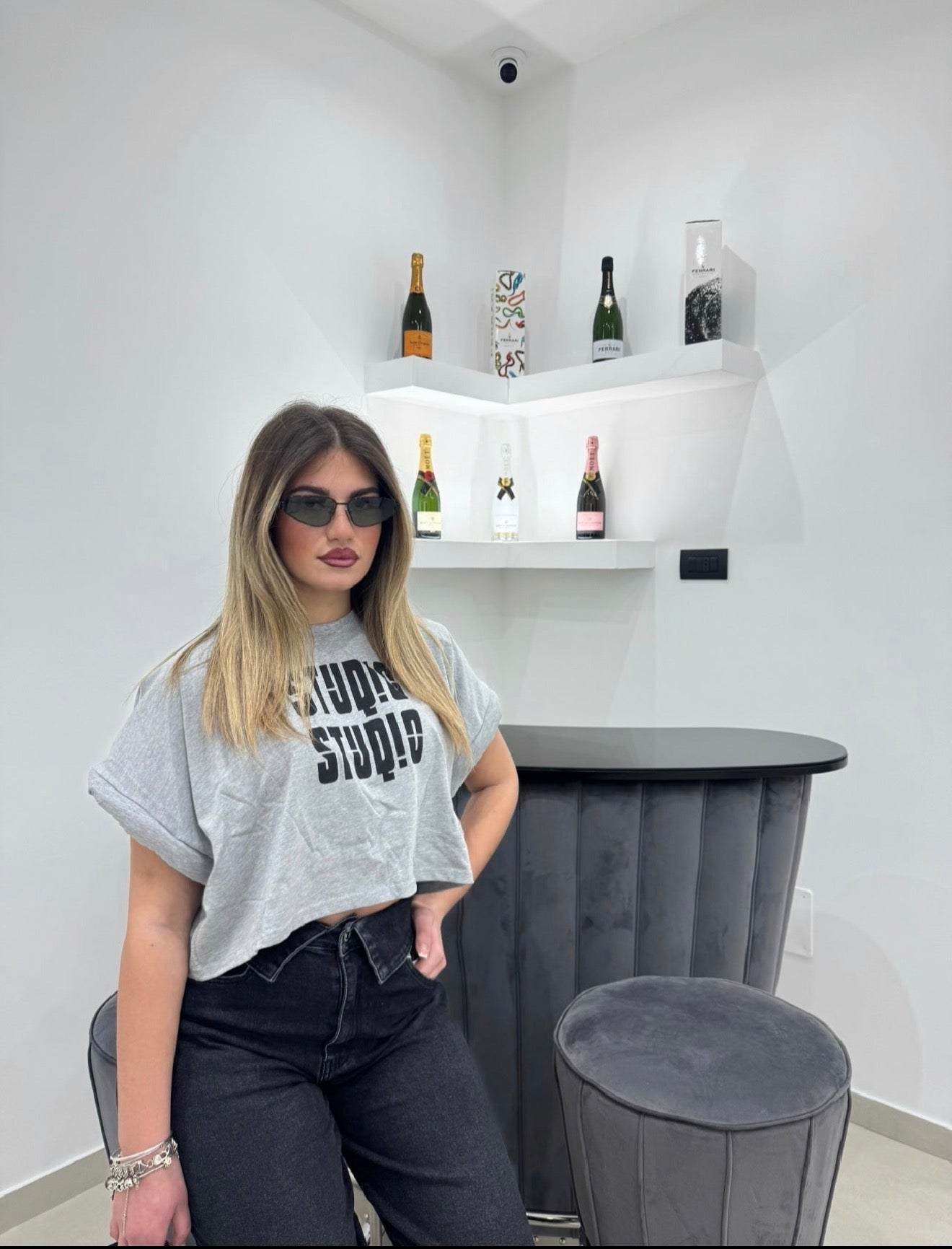 Maglia Crop Studio