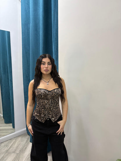Corsetto Leopardato