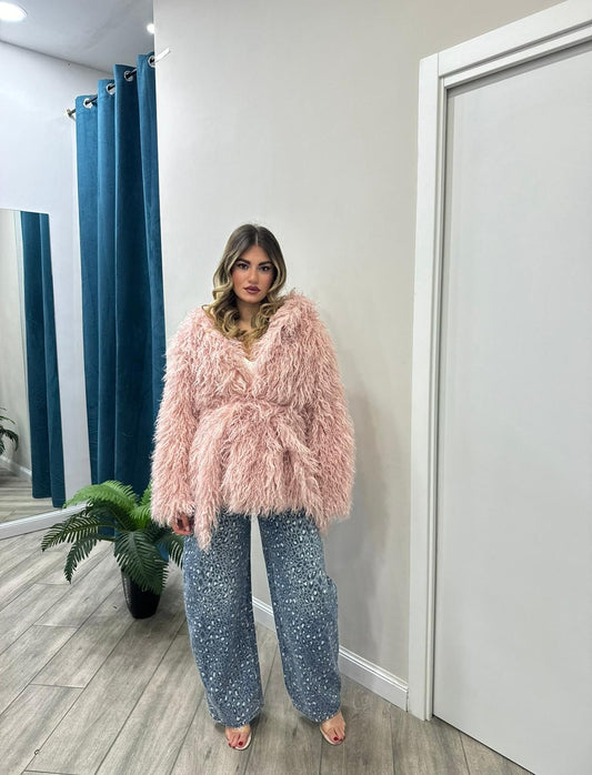 Ecopeliccia Teddy Pink